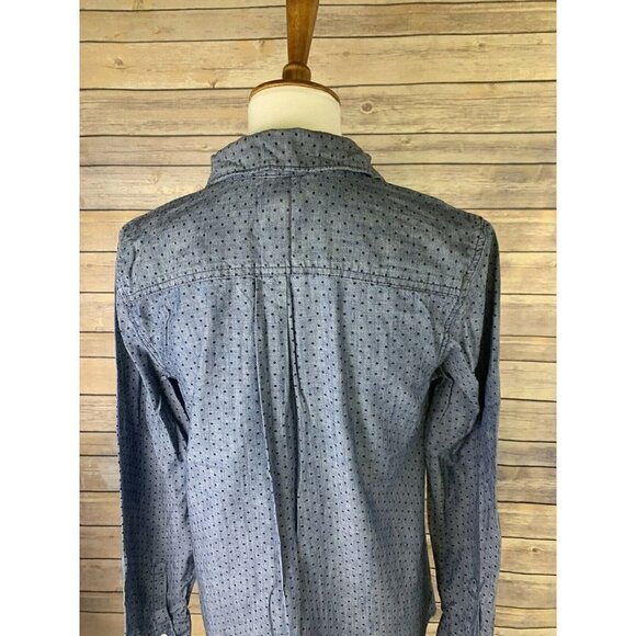 Old Navy Womens M Chambray Shirt Button Down - Picture 6 of 10